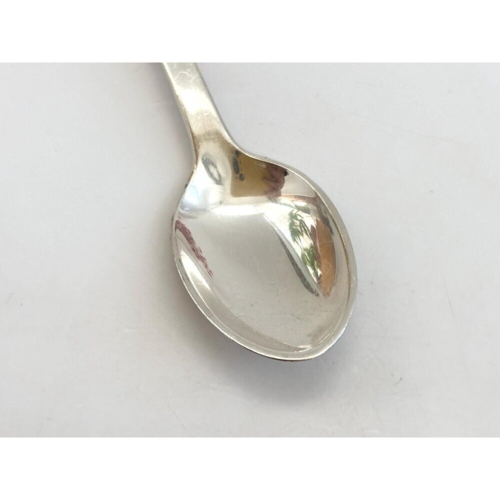 Viborg Cathedral, Danmark Landmark Silver Plated Collectible Vintage Tiny Spoon - Picture 6 of 13